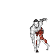 Back And Forth Step animated exercise demonstration