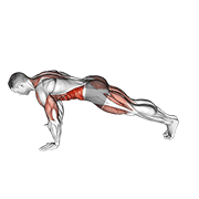 Inchworm V. 2 animated exercise demonstration