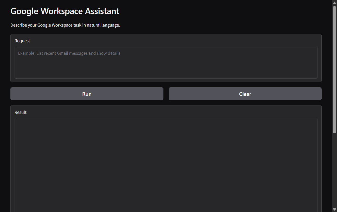 Web GUI Demo