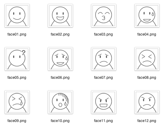 GitHub - hashcc/Face-icon: Face icon for storyboard (describe user ...