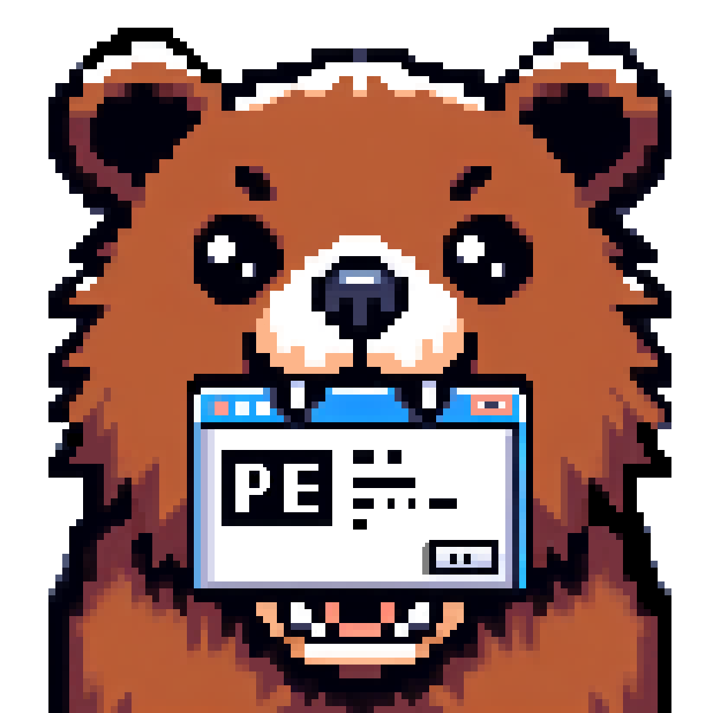 PE-bear logo
