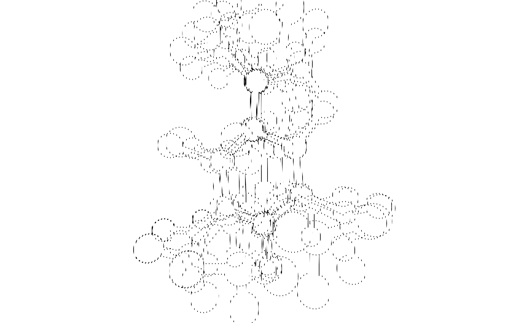 5 framed rotating molecule