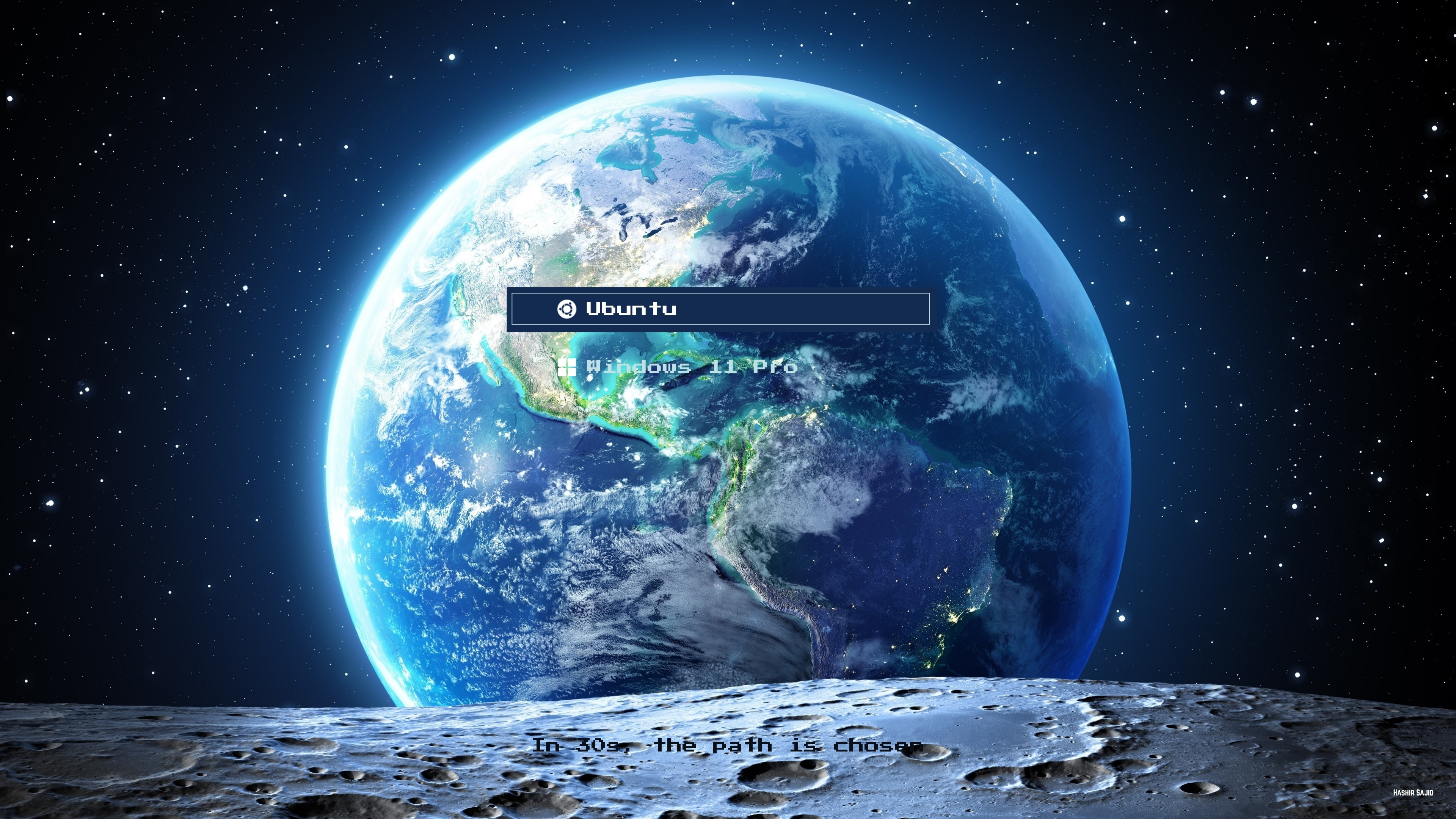 Earth and Moon