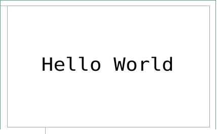 Hello World!