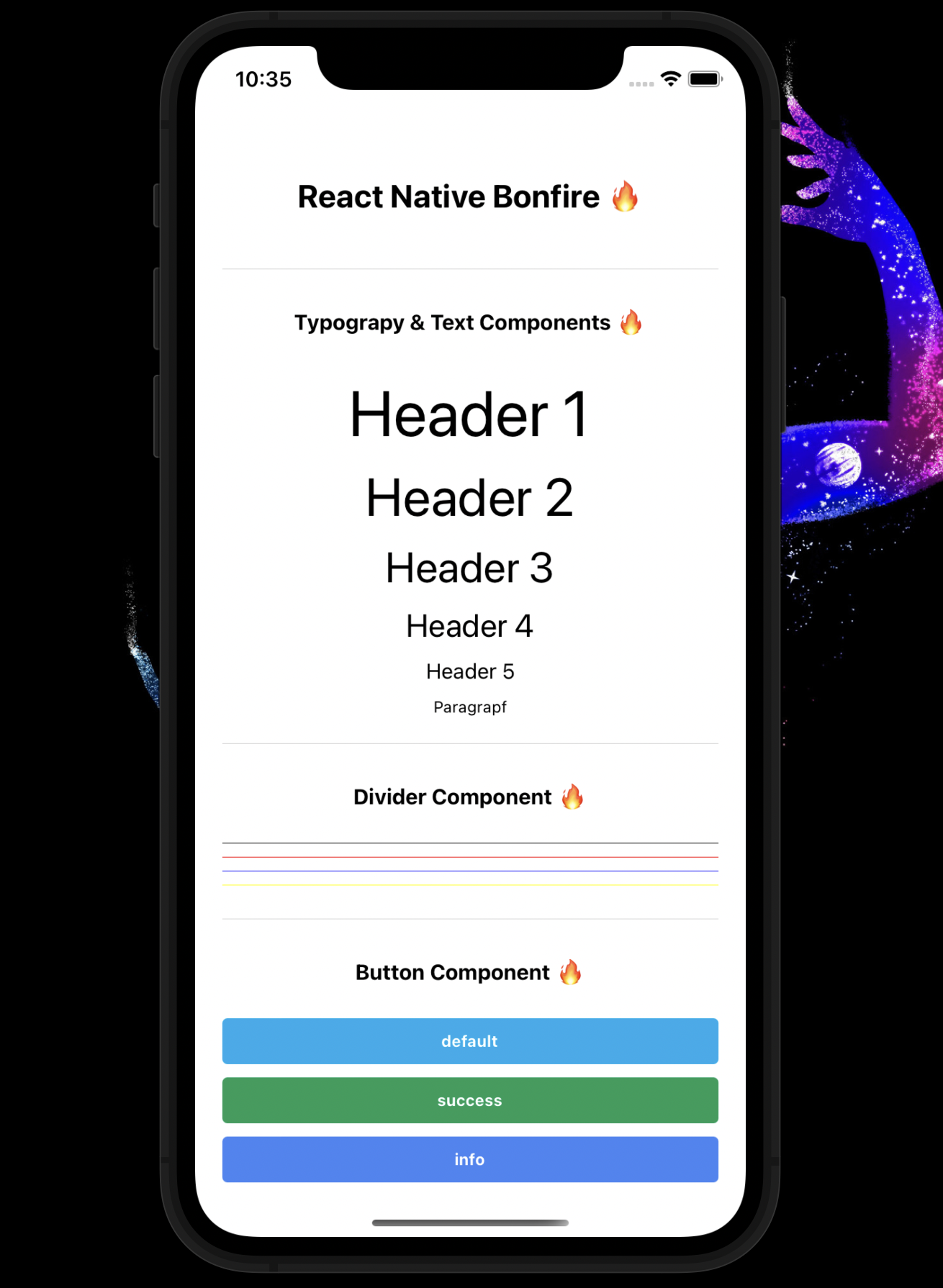 react native fade loading demo example