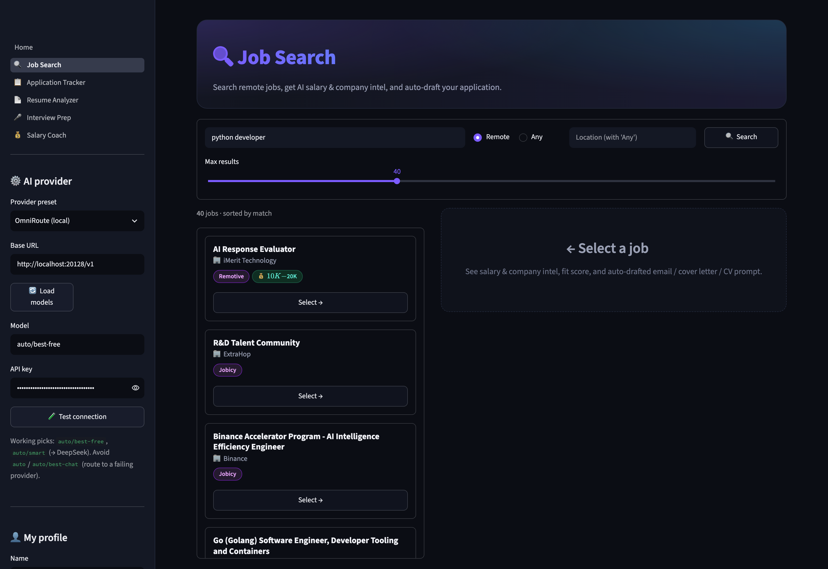Job Search