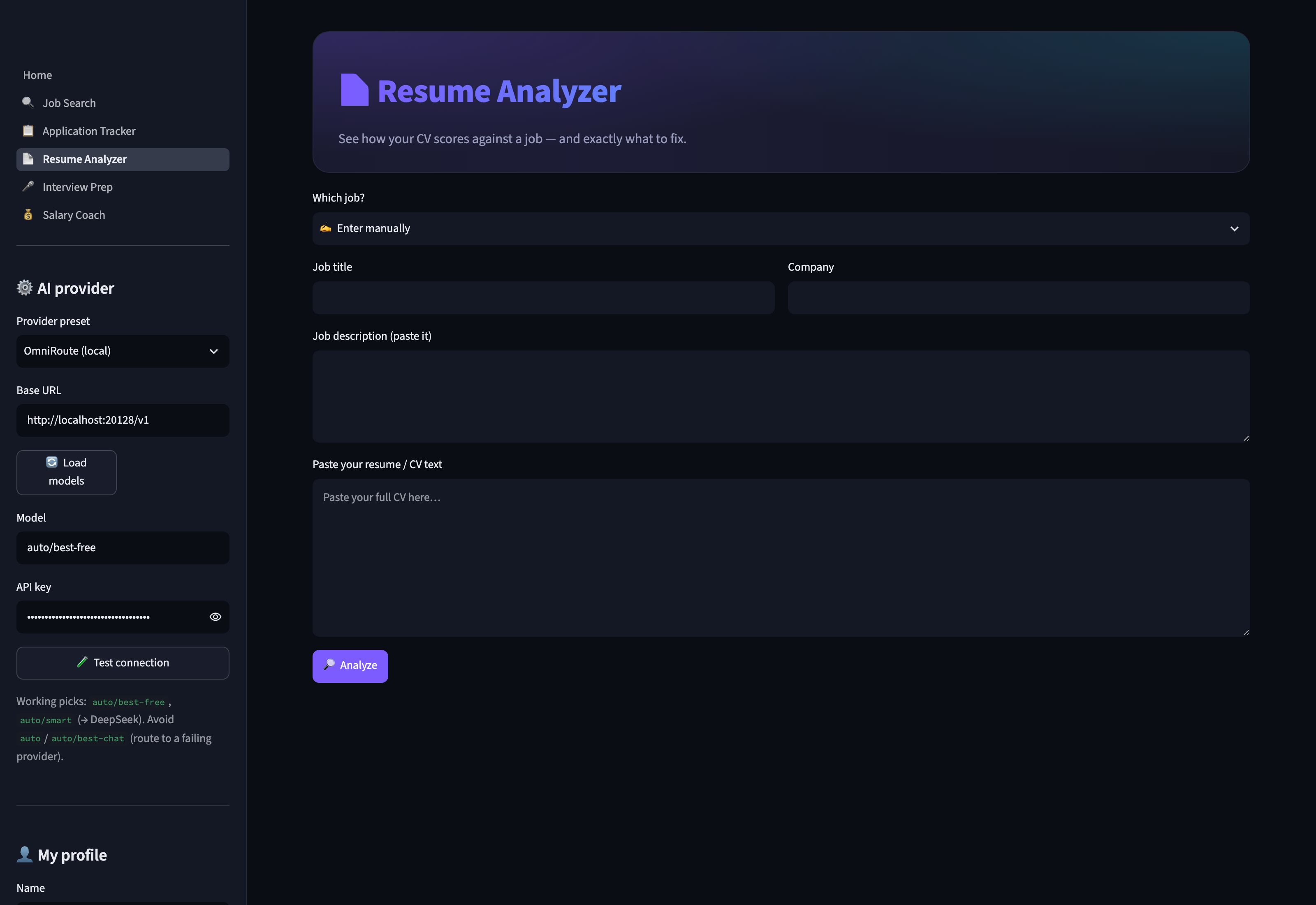 Resume Analyzer