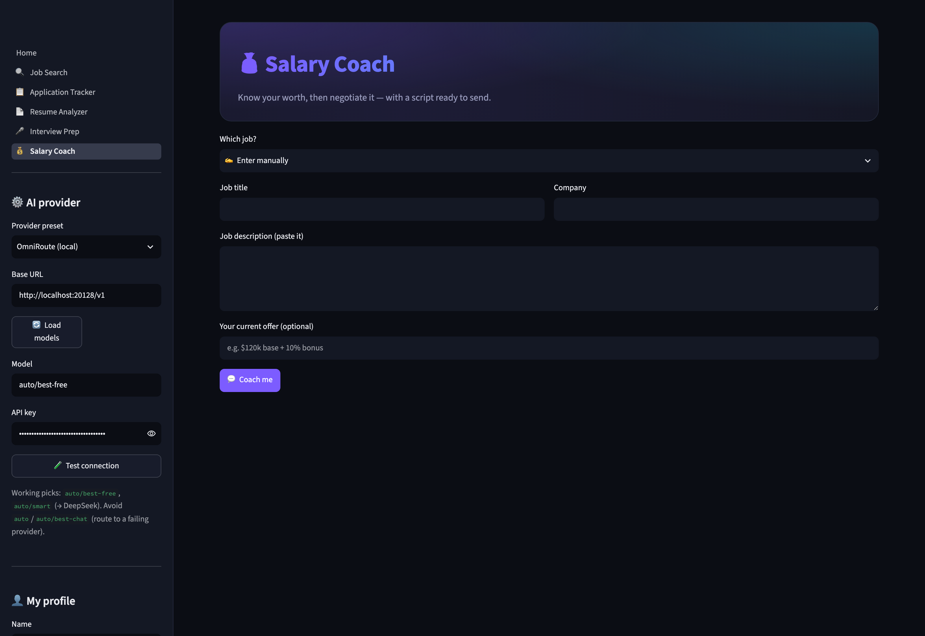 Salary Coach