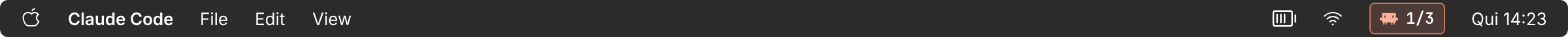 menubar + states