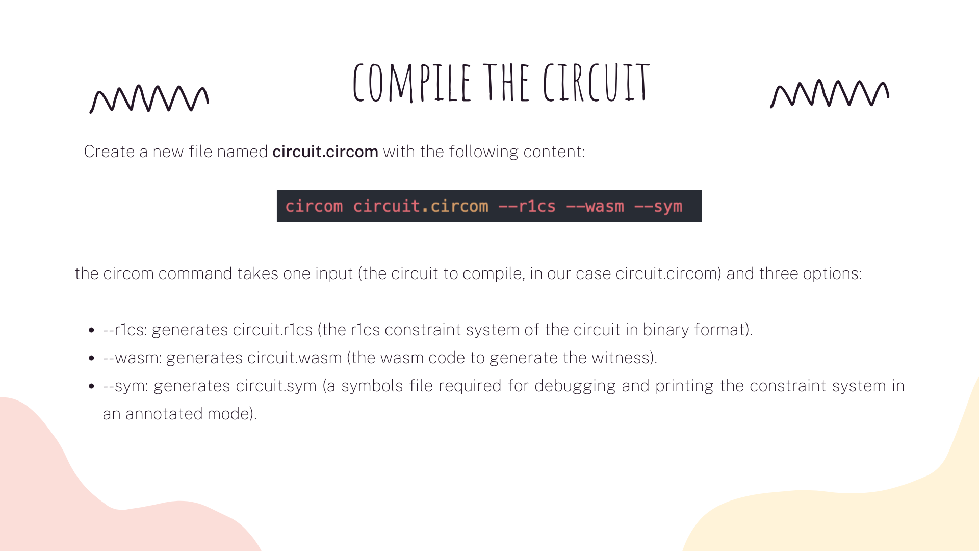 Compile the circuit