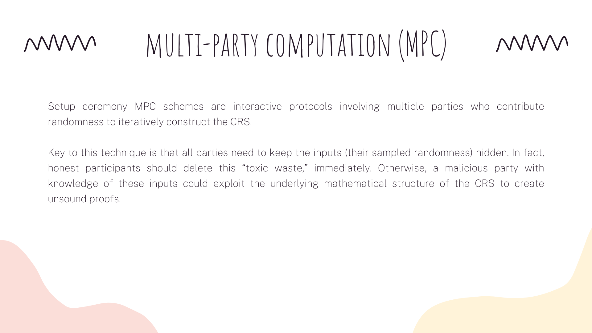 Multiparty computation