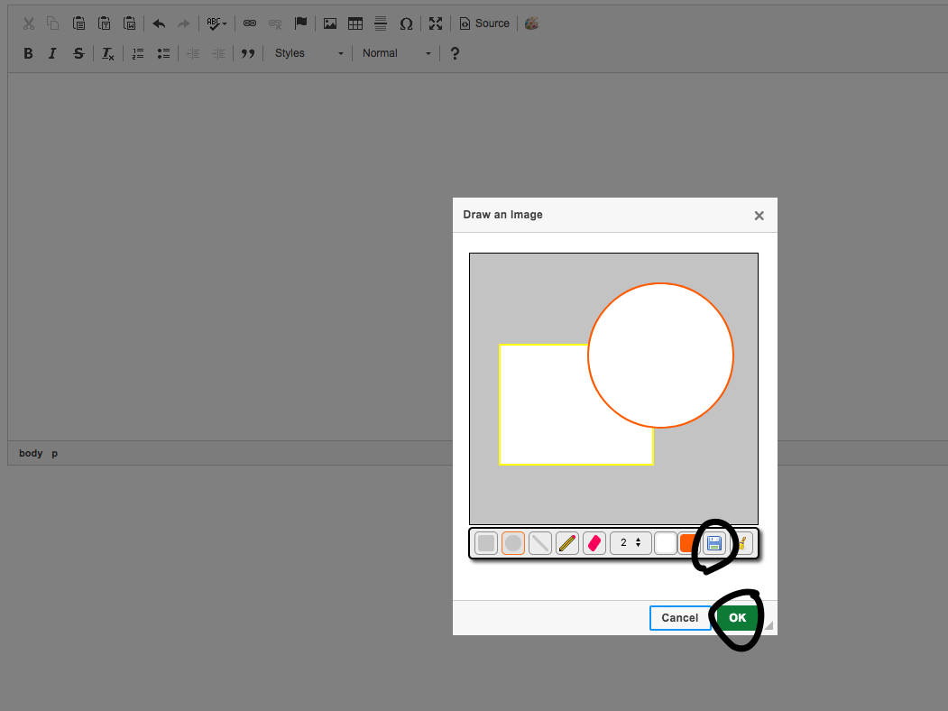 Save drawing in ckeditor 4.x