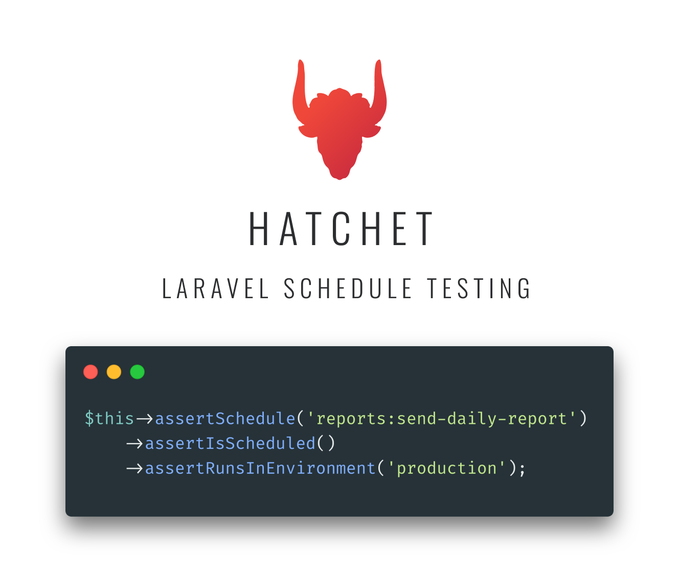 Hatchet's Laravel Schedule Testing