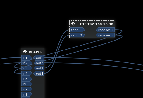 Jack port routing