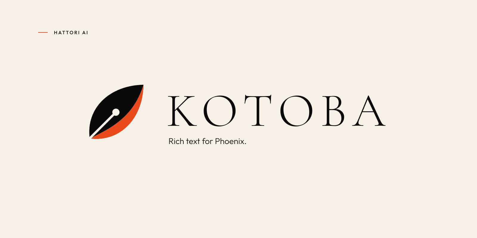 Kotoba — Rich text for Phoenix