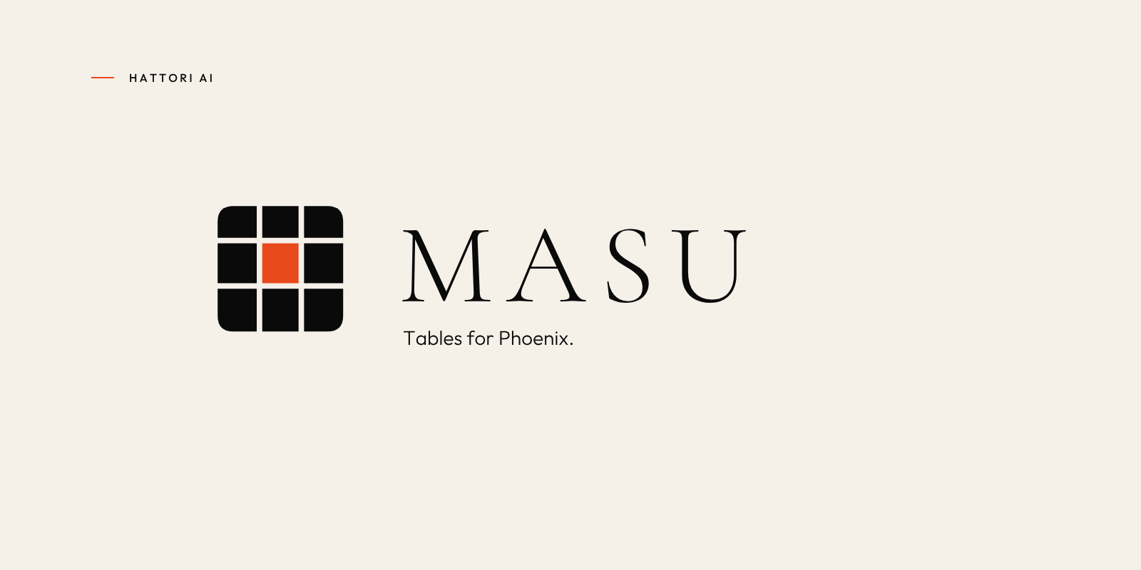 Masu — Tables for Phoenix