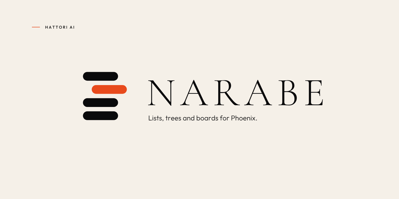 Narabe — Lists, trees and boards for Phoenix