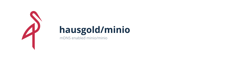 mDNS enabled minio/minio