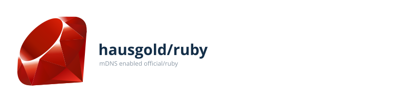 mDNS enabled official/ruby