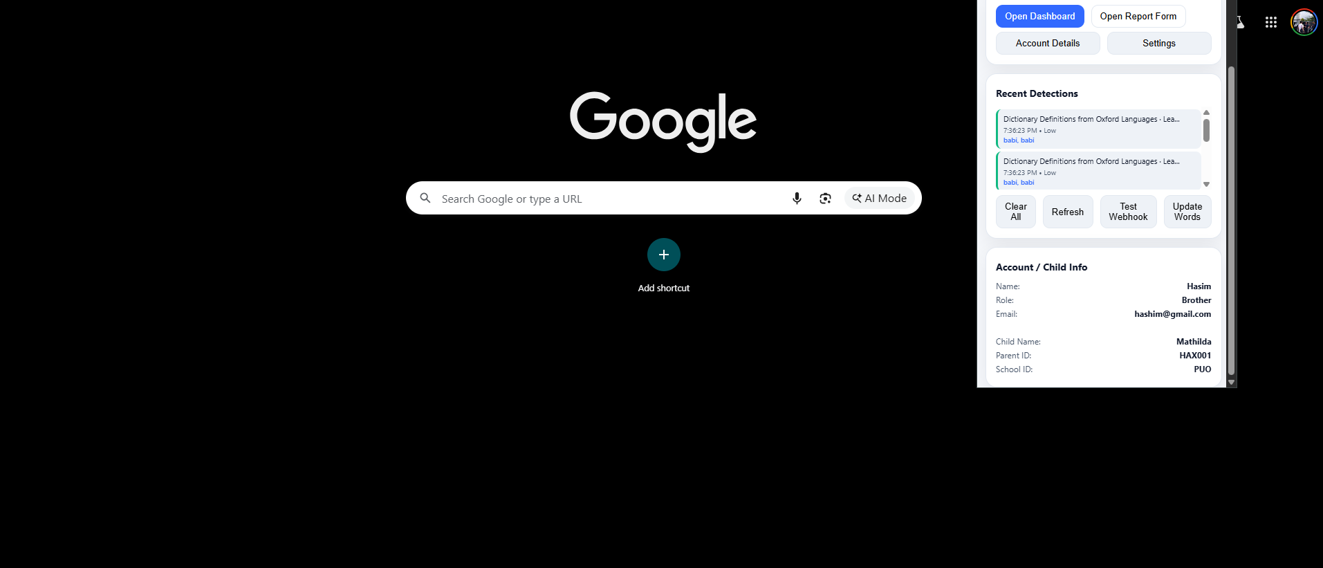 GitHub - haxhim/Browser-Extension-Cyber-Bullying-Detector: browser ...