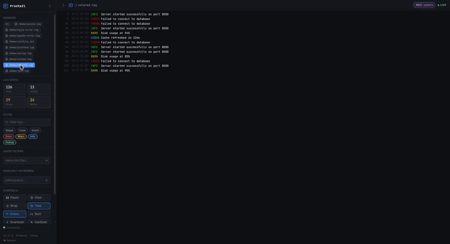 ANSI-colored source with Sanitized download available