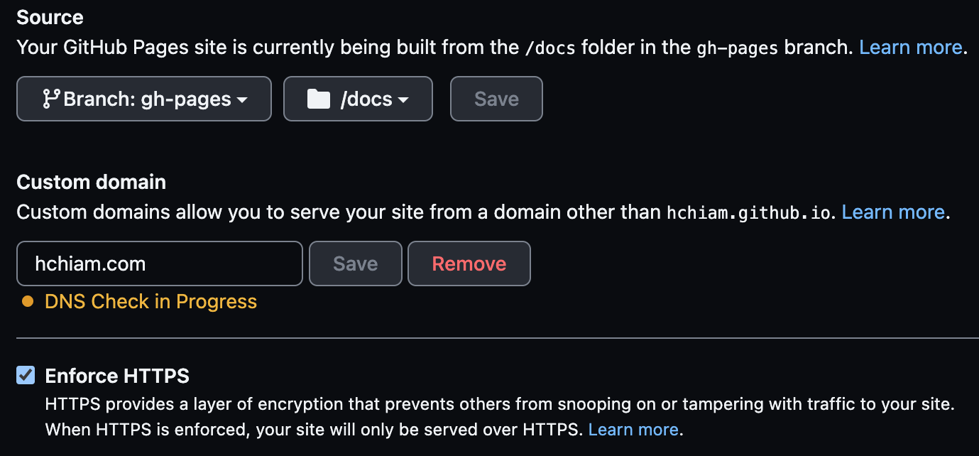 use the gh-pages /docs folder in GitHub settings