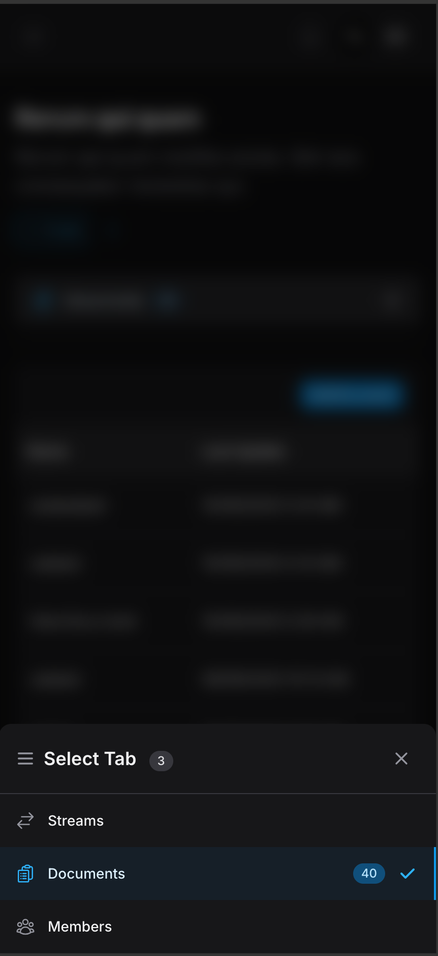 NapTab Mobile Tab Selector