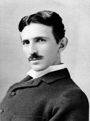 []{#c10752_005.xhtml#fig_011}[[Figure 5.11](#c10752_005.xhtml#fig_011a)]{.figureLabel} Nikola Tesla in 1890. Photograph by Napoleon Sarony.