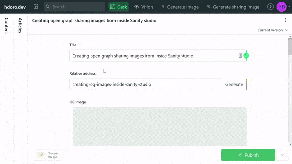 GIF showing this plugin in action