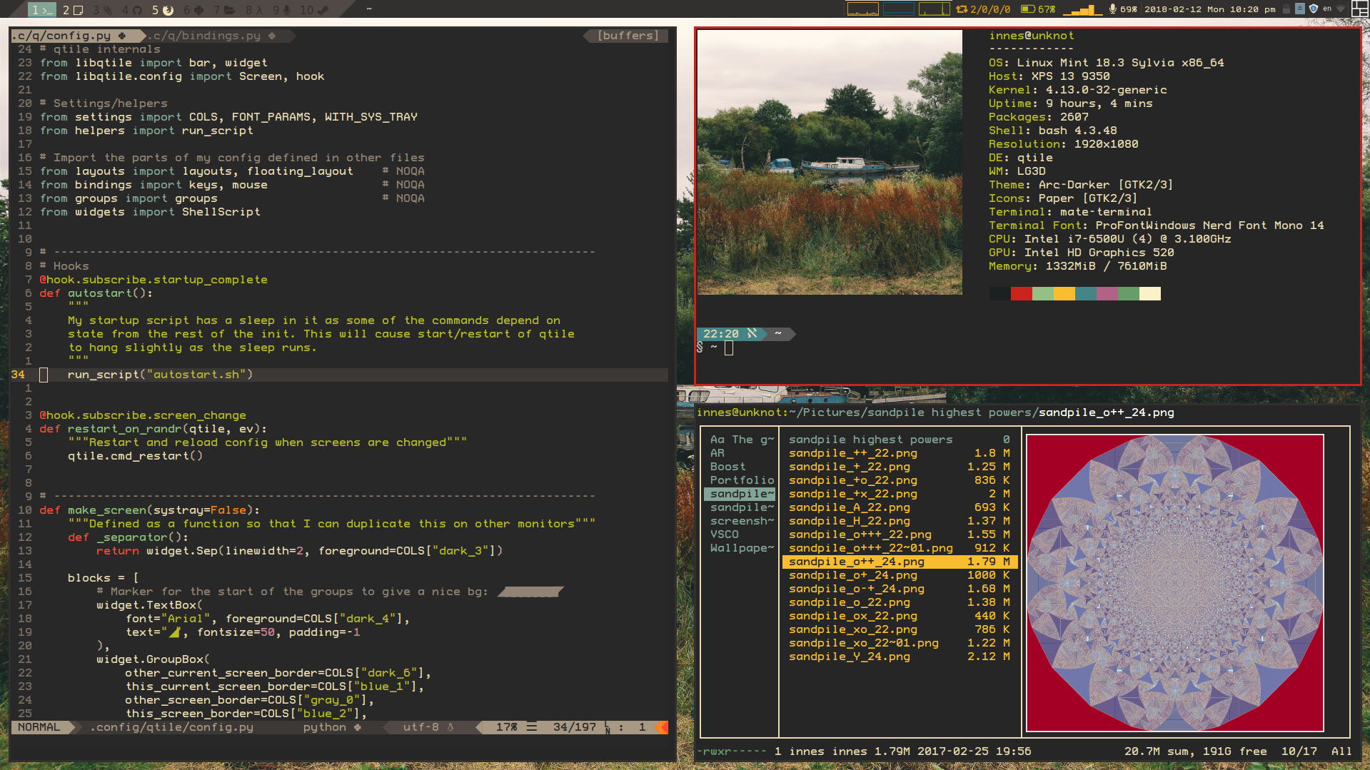 Field config. Qtile Linux. Archlinux qtile. Qtile настройка. Qtile Themes.