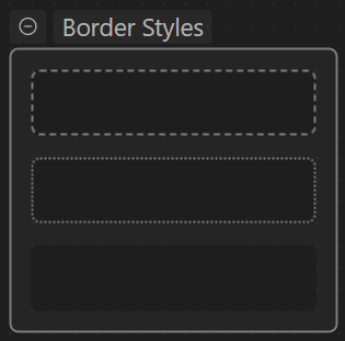 Border Styles Example