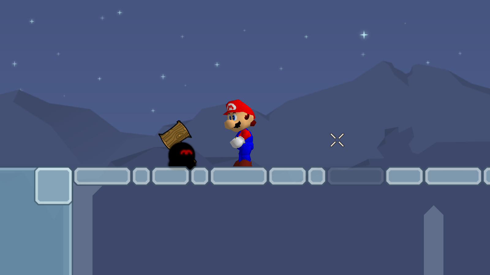 mario 64 in a 2D game