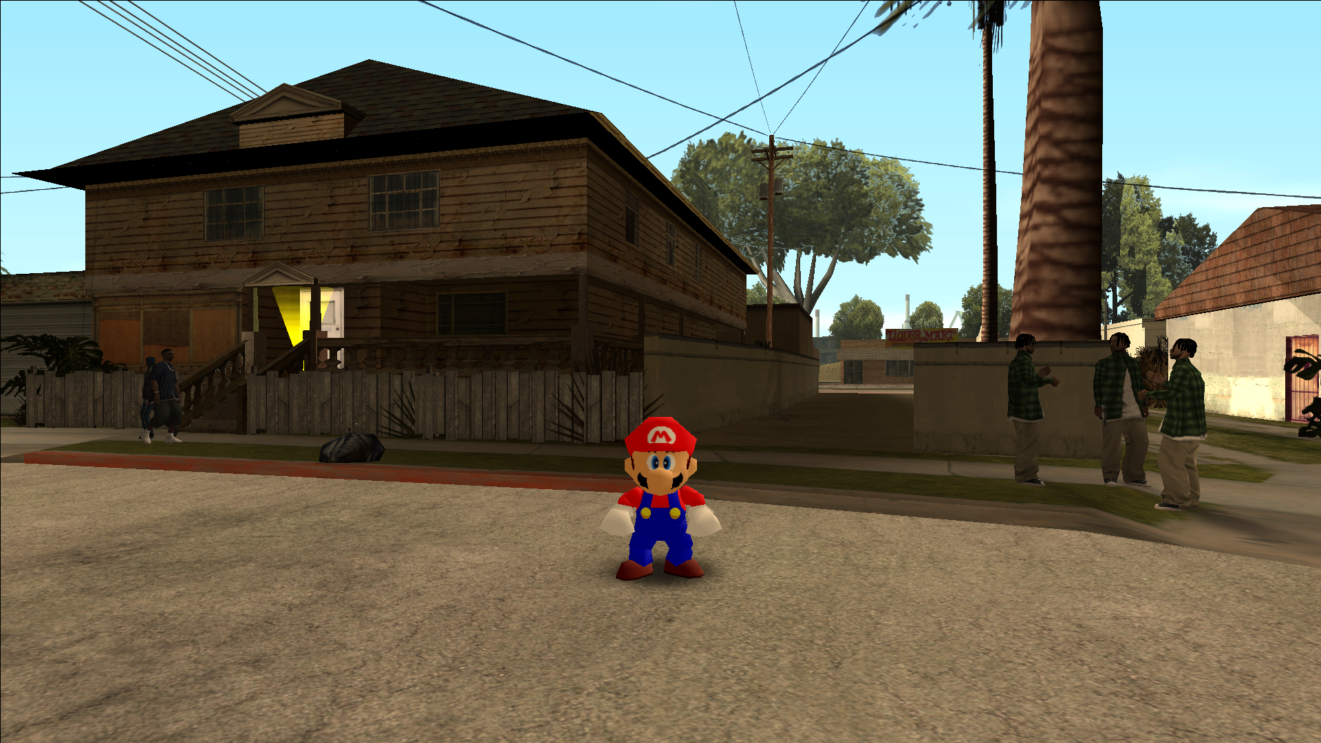 Super Mario 64 in GTA San Andreas: play as Mario, with his full N64 moveset, in Los Santos