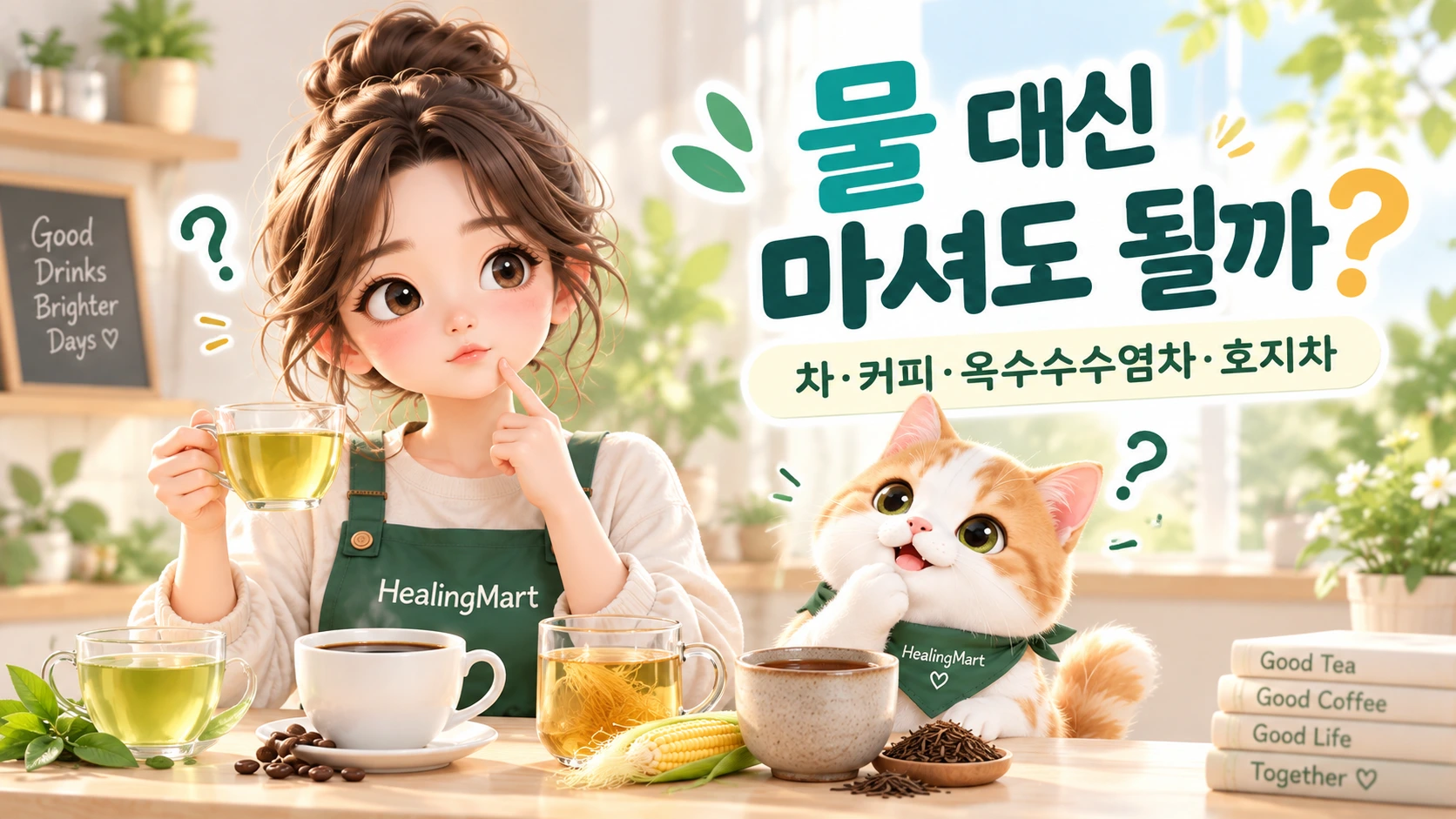 물 대신 마시면 안 된다고? 자주 마시는 음료 비교 가이드