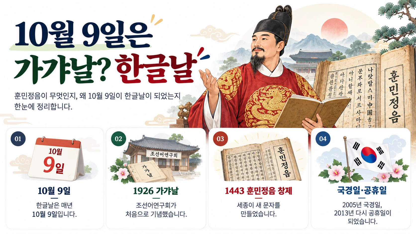 10월 9일은 가갸날? 한글날