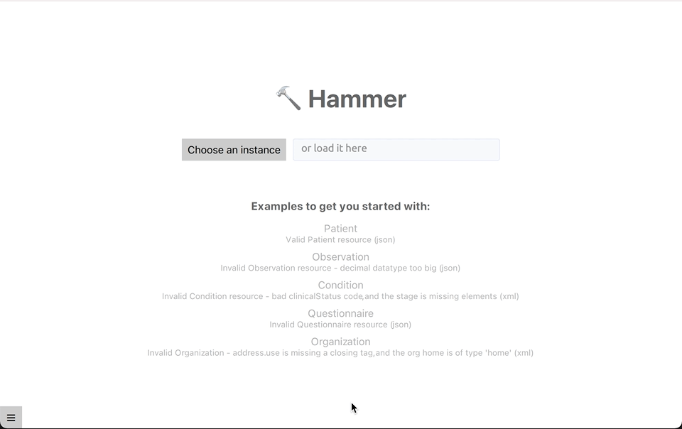 Hammer demo