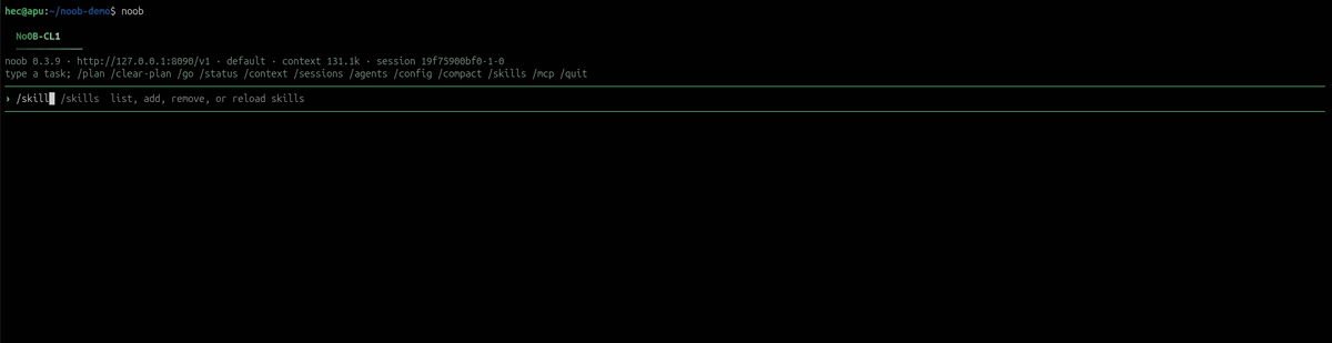 noob answering with its own context use through the context tool