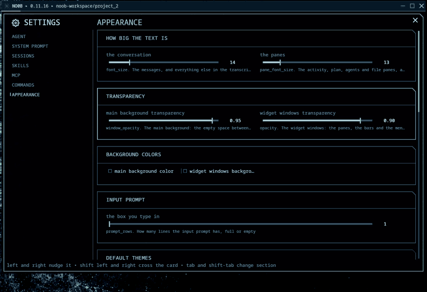 The files panel dropped into a dock, listing three files, one open
