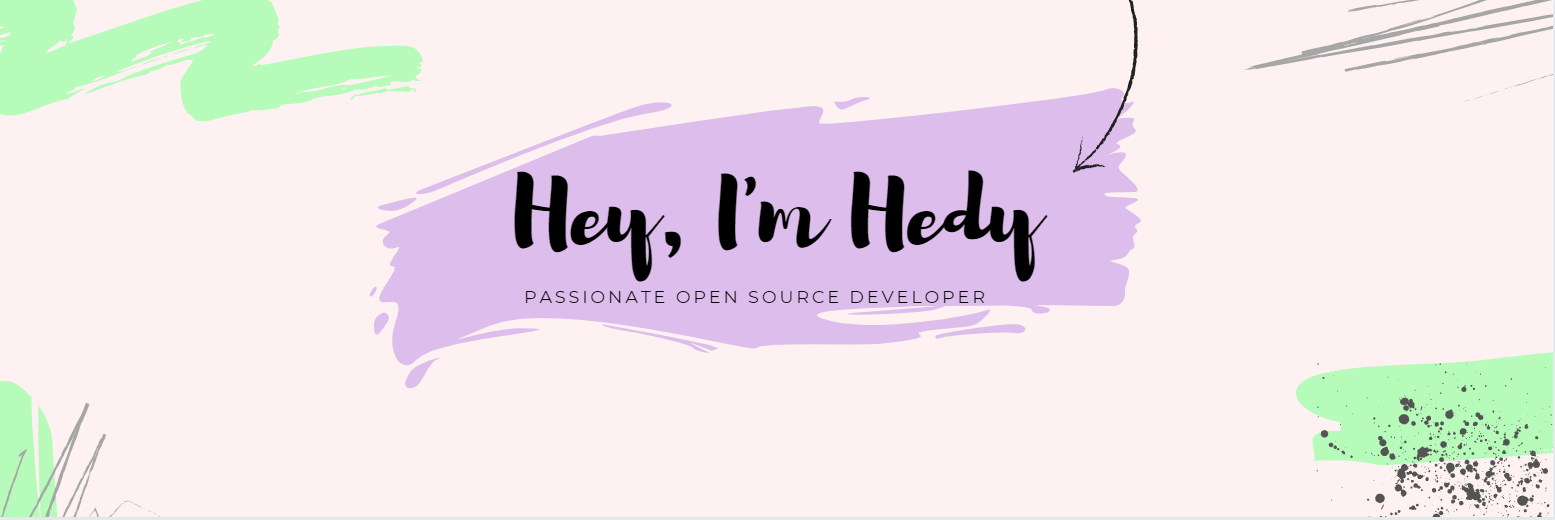 Hey, I'm Hedy [banner]