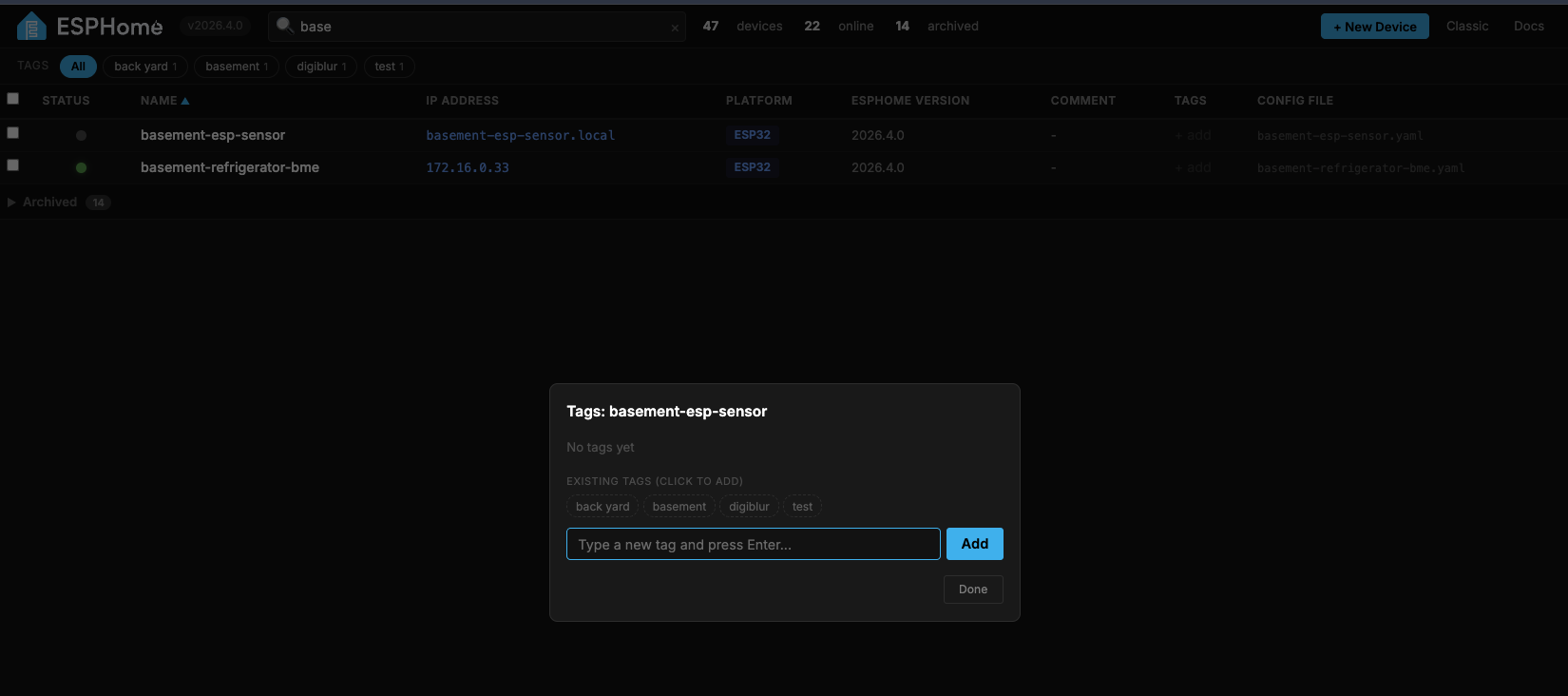 Tag editor