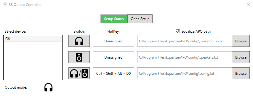 Image of SBOutputController