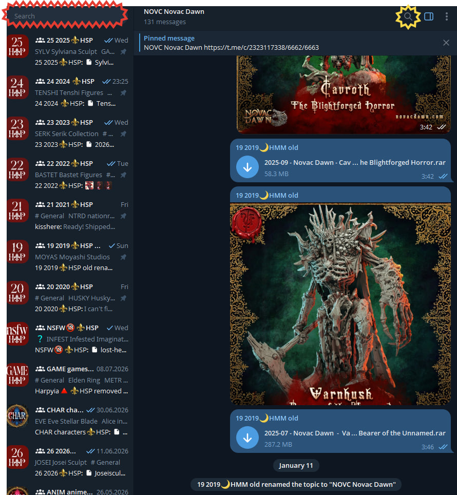 Search cheat sheet