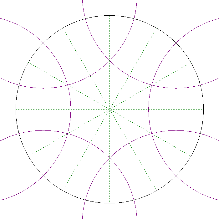 First polygon in the tesselation