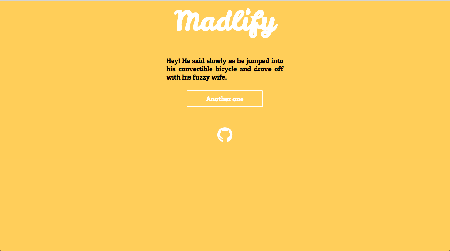 Using Madlify