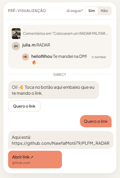 Pré-visualização da conversa