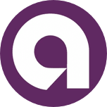 Ally logo purple circle