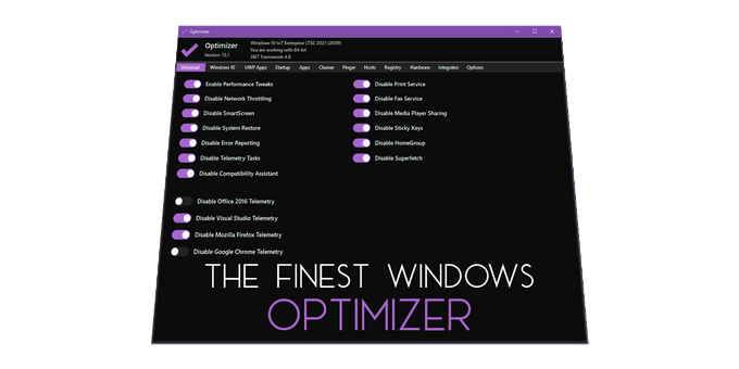 Optimizer github. Optimizer Windows 10. Windows Optimizer.