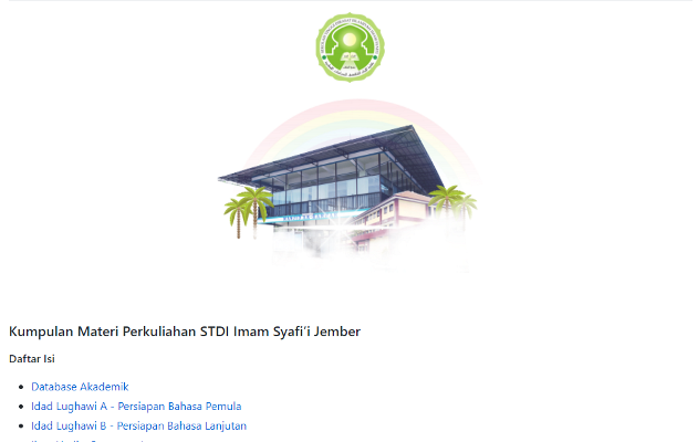 Web - Kumpulan Materi Perkuliahan STDI Imam Syafi'i Jember