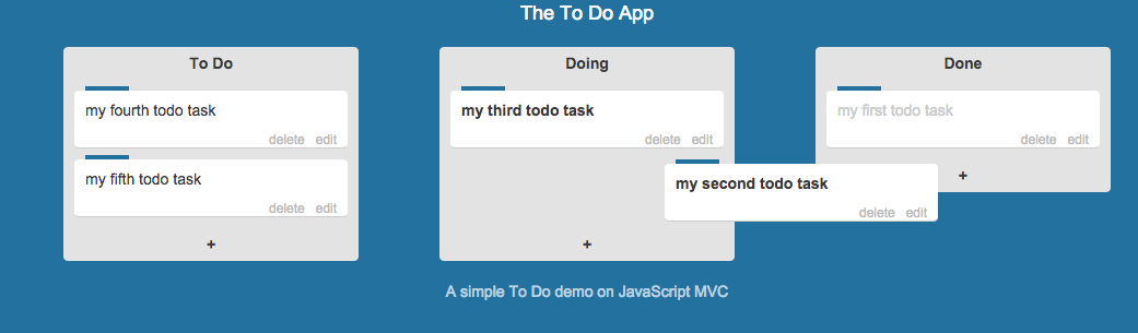 GitHub - hemantsshetty/javascript-mvc: A simple Todo list App ...