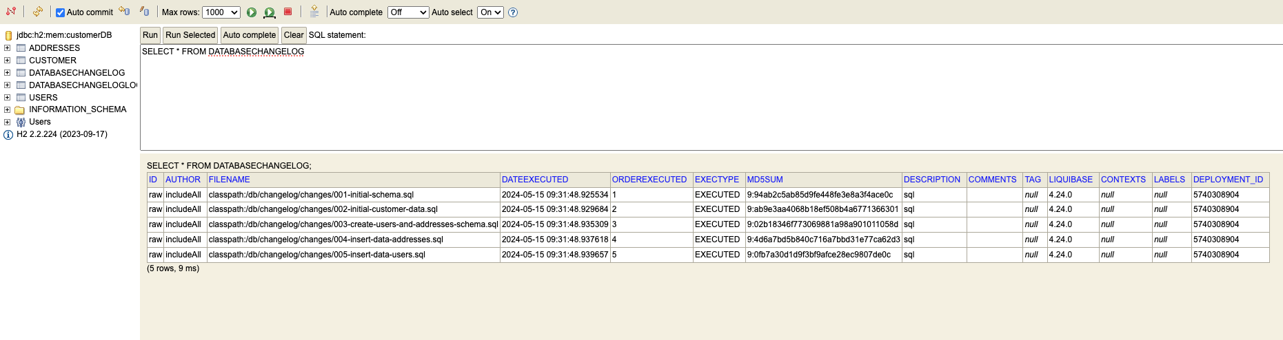 Change Log